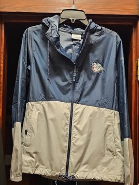 Columbia Navy/Grey GU Gonzaga University Windbreaker Jacket